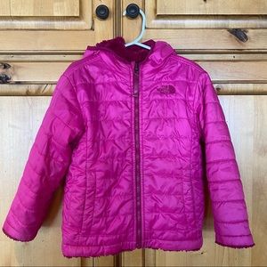 North Face Kids Mossbud Swirl Reversible Jacket Size 4T